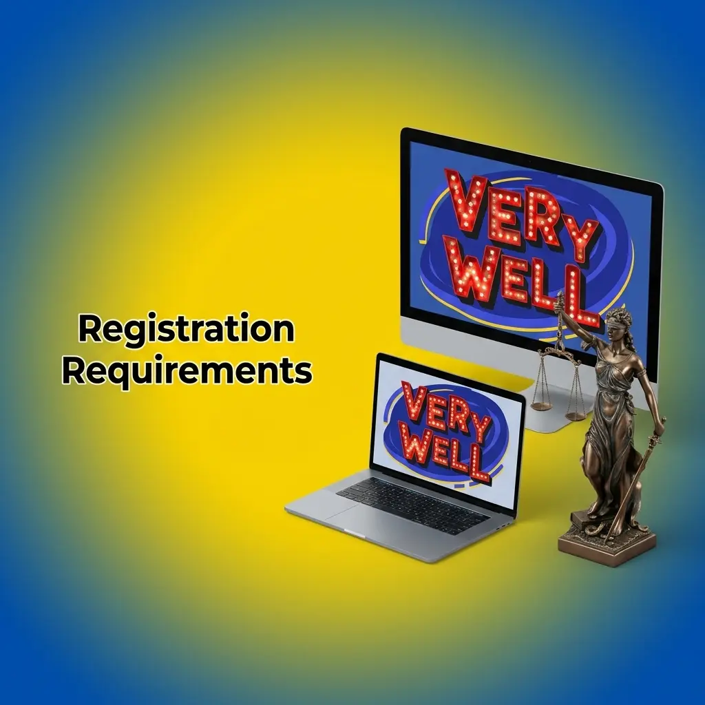 VeryWell casino registration requirements checklist showing UKGC eligibility criteria for new players in 2026
